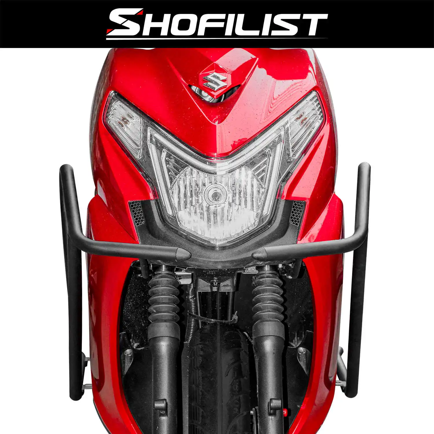 Бампер подходит для модифицированного бампера Suzuki UE125 из высокоуглеродистой