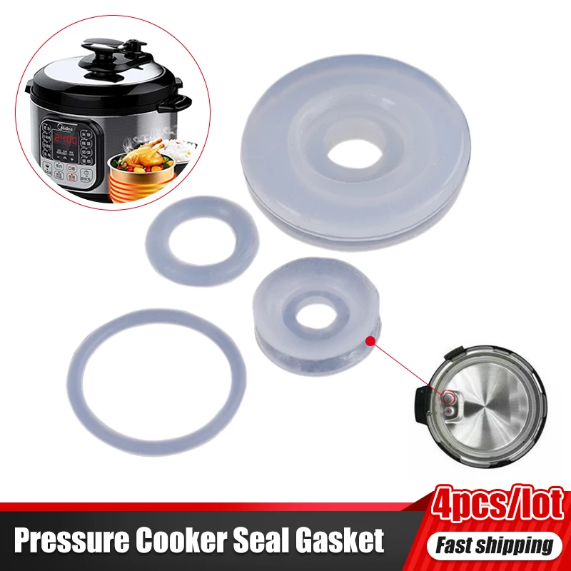 

4pcs/lot Safe Non Toxic Electrical Pressure Cooker Valve Parts Ball Float Sealer Seal Rings Seal Gasket