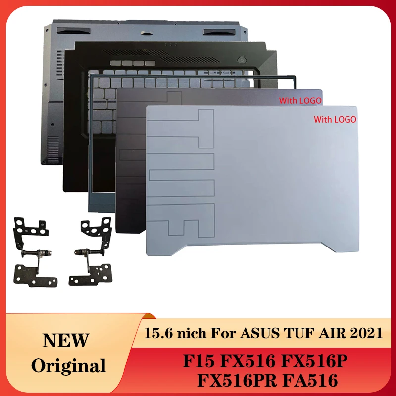 

Для ASUS TUF AIR F15 FX516 FX516P FX516PR FA516 ноутбук 2021 15,6 "задняя крышка ЖК-дисплея/Передняя панель/петли/Упор для рук/Нижняя крышка