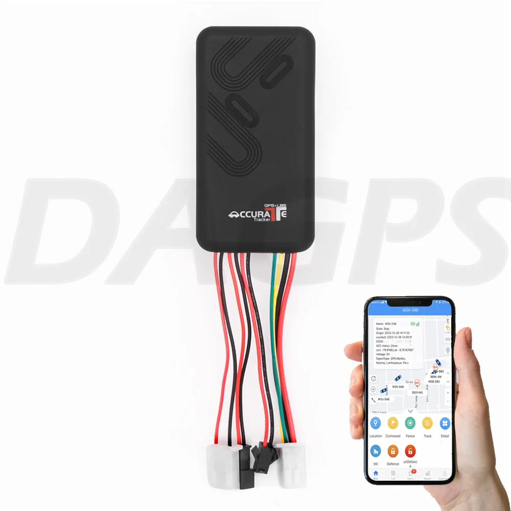 Фото GPS-трекер для транспортных средств DAGPS GT06/TK100 - отслеживание в реальном времени, дистанционное отключение двигателя, кнопка SOS, сигнализация при открытии двери, сигнализация при движении, геозона. №1