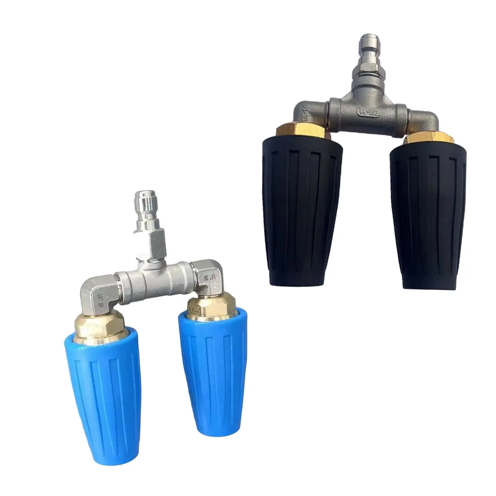 

High Pressure Rotating Spray Nozzle Efficient Pressure Washer Accessories with 1/4 inch Quick Connector for Paving Stones Floors
