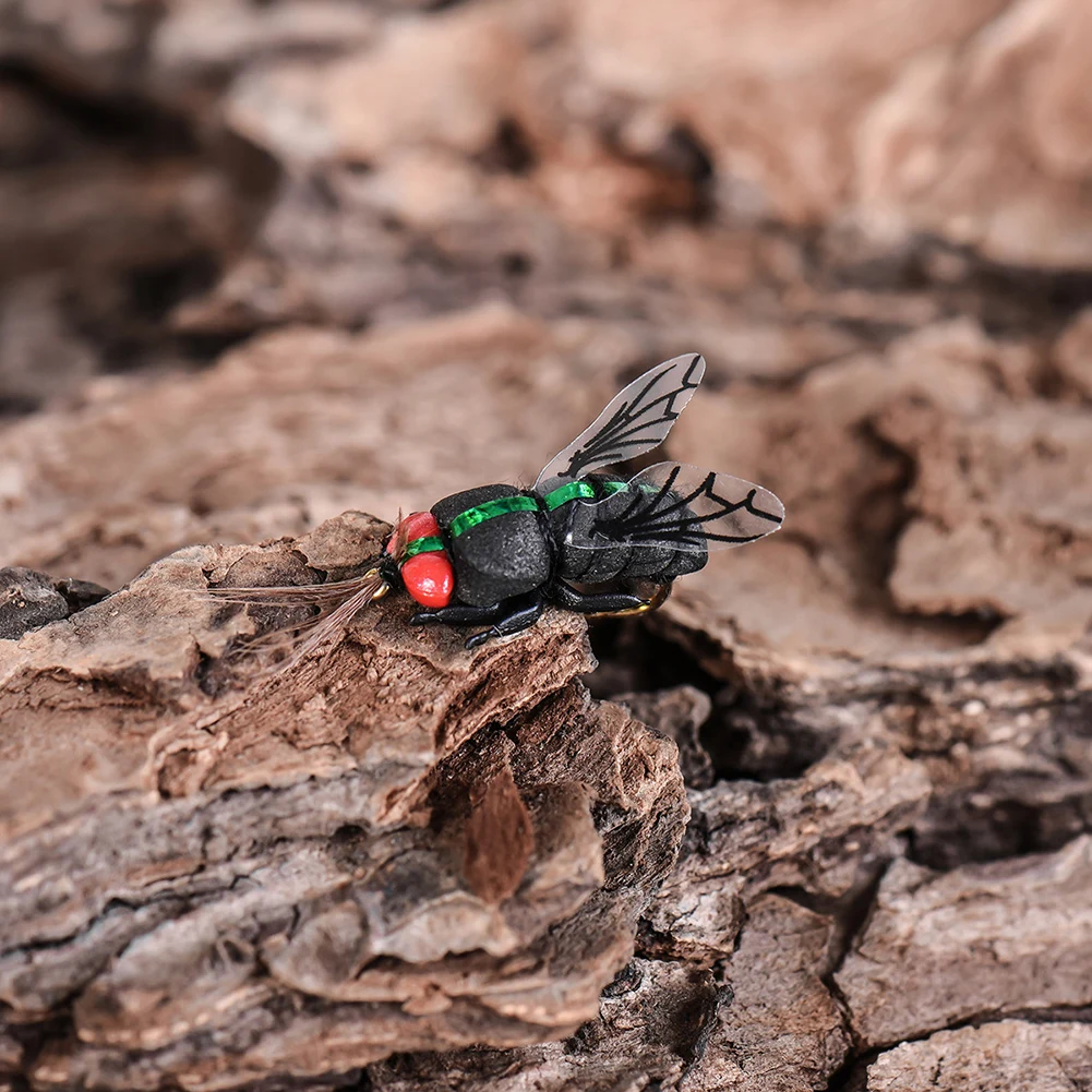 

Накладная приманка Topwater С рыболовным крючком, рыболовная приманка, бионические насекомые, уличная портативная, легкая рыбалка, джиг-крючок ...