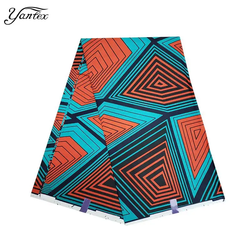 

Оптовая продажа, Африканские Восковые принты YANTEX, ткань, настоящий воск, фототкань, 6 ярдов/штука, высокое качество