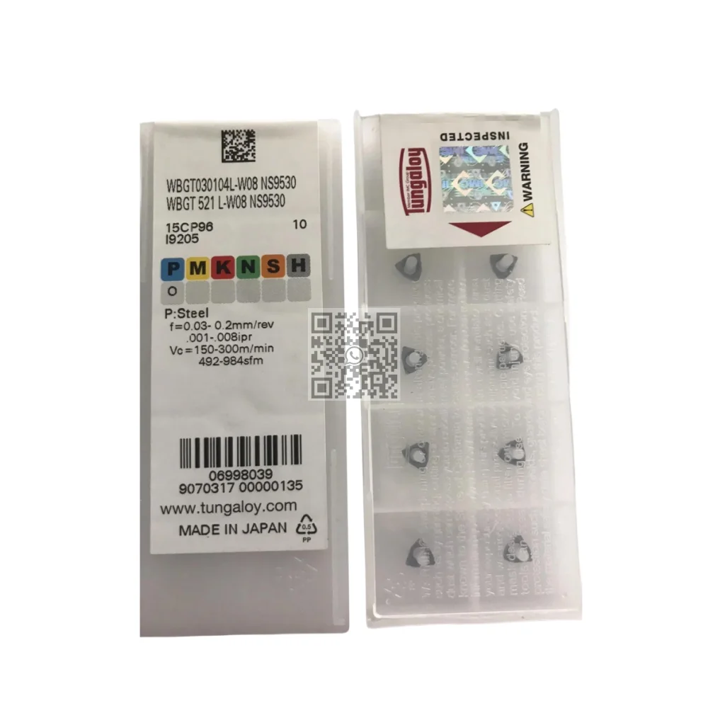 TUNGALOY WBGT 030102 030104 060104 L-W08 L-W11 NS530 Твердосплавные пластины
