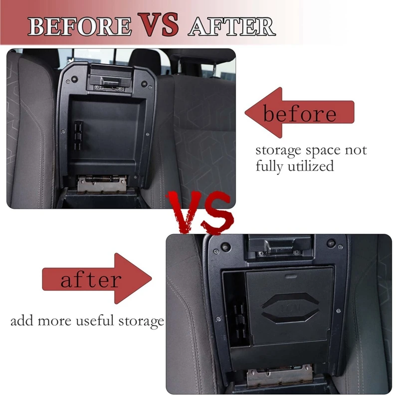 Ящик для хранения в подлокотнике Toyota Tacoma 2016-2023 аксессуары органайзер центральной