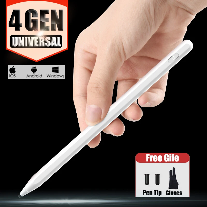 

Стилус Apple Pencil 2 1 для планшетов Ipad для Android IOS Xiaomi Huawei Samsung, стилус для рисования, аксессуары для Ipad