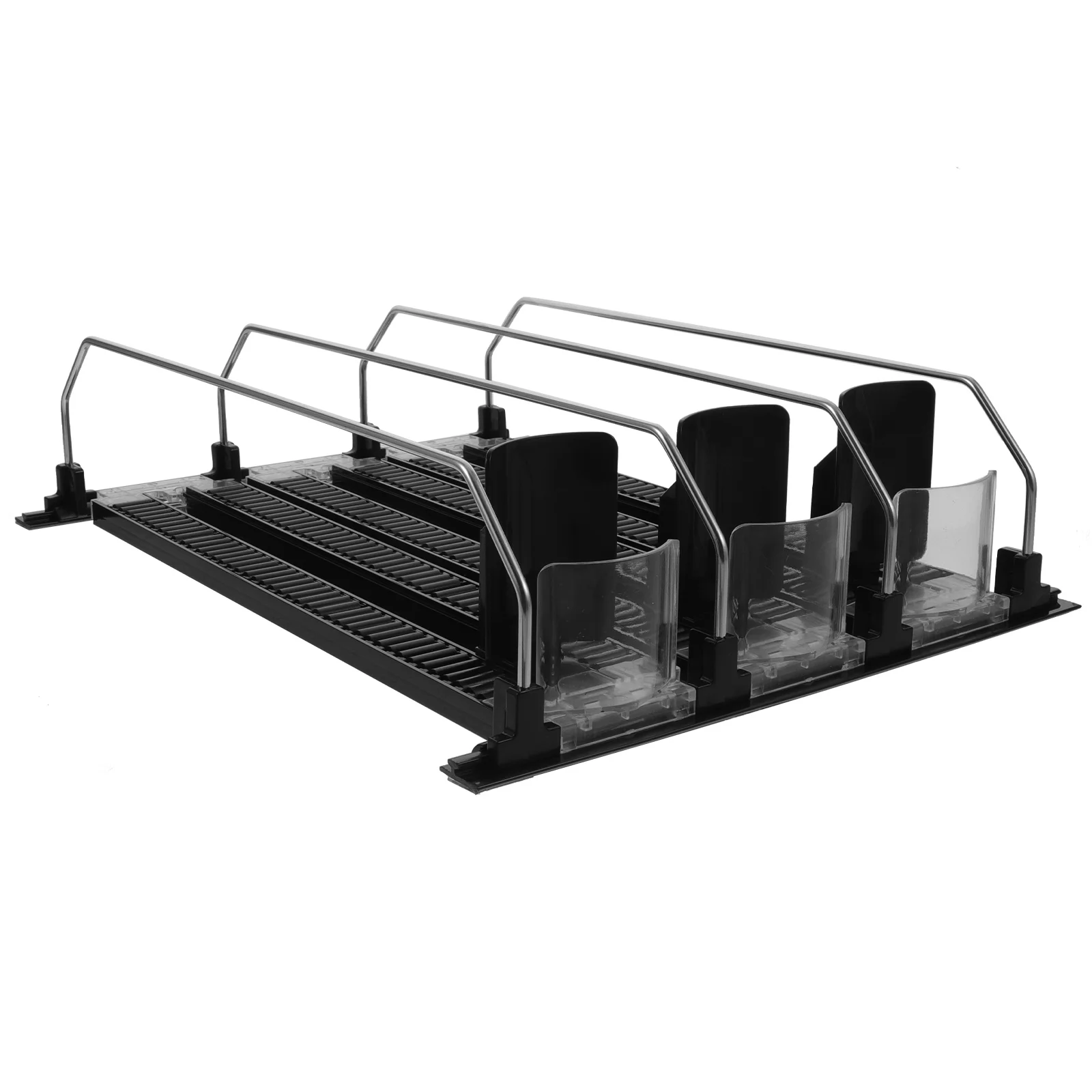 

Drink Pusher Tray Mini Fridges Soda Can Organizer Self Pushing Refrigerator Automatic Dispenser