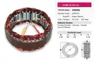 

Store code: 10606 to the STATOR DENSO type 12V 65A COROLLA CORONA ACCORT air conditioner for
