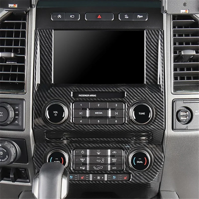 

WELKINRY для Ford F-150 P552 13-го поколения 2015-2020, автомобильная консоль, экран навигации, кондиционер, медиа-система, отделка кнопки