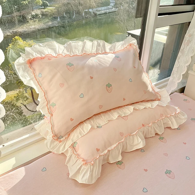  New Four Seasons Universal Pure Cotton Bed Skirt One-Piece Apron Cover Fitted Sheet with P... |