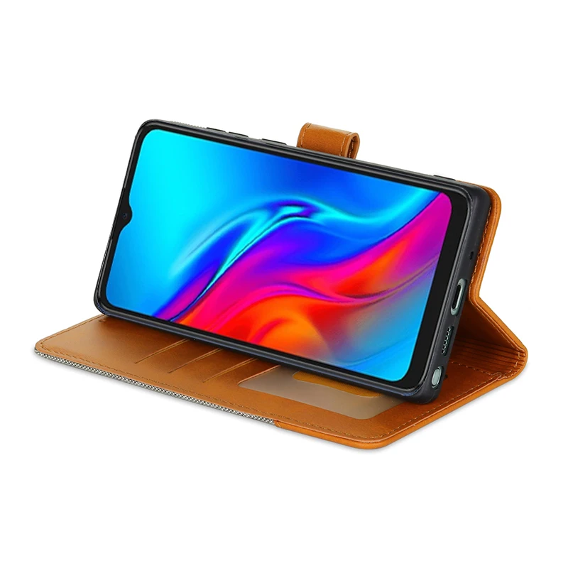 plain wallet case cover for coque tcl 20y 20 y etui magentic phone cases for estuches de celular tcl 20e tcl20 e telefon kä±lä±f