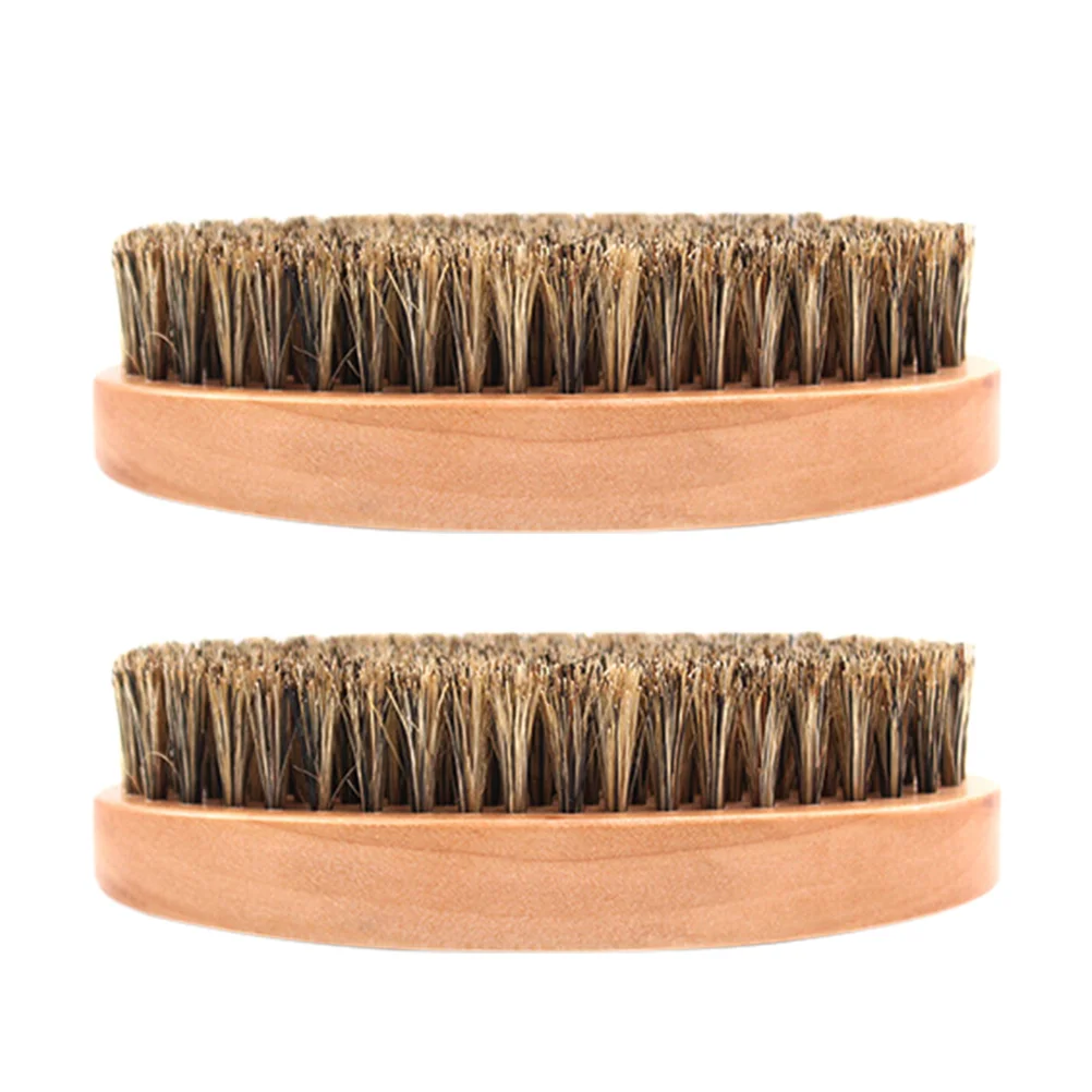 

2pcs Beard Grooming Brush Beard Care Brush for Shape and Style Facial Hair