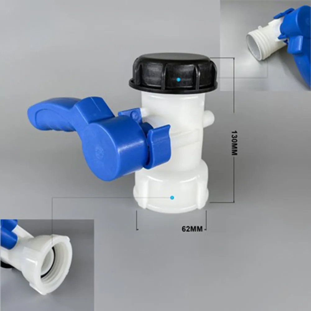 

DN50 Butterfly Valve Oil Container Coarse Thread Drain Valve For IBC Tank Container Home Garden Water Tank Valve Switch Tools