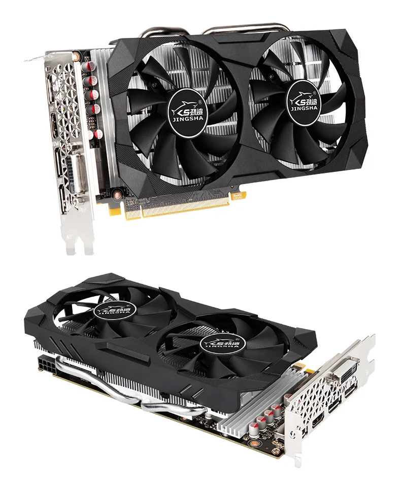 RX 580 8 Гб видеокарты AMD Radeon RX580 2048SP видеоэкран карты GPU настольный компьютер игровая