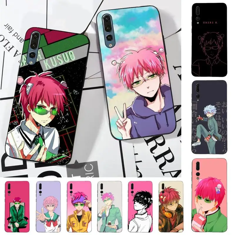 

LVTLV Saiki Kusuo No Psi Nan Phone Case for Huawei P30 40 20 10 8 9 lite pro plus Psmart2019