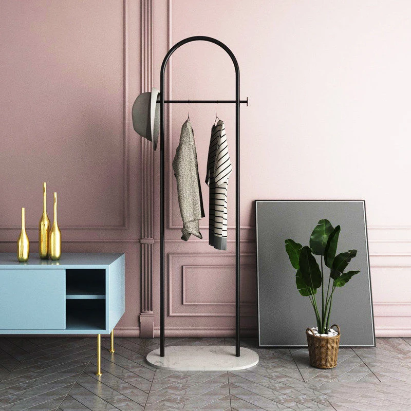 

Coat Rack Hanger Floor Luxury Bedroom Garment Designer Clothes Hanger Golden Aesthetic Display Moveis Para Casa Home Furniture