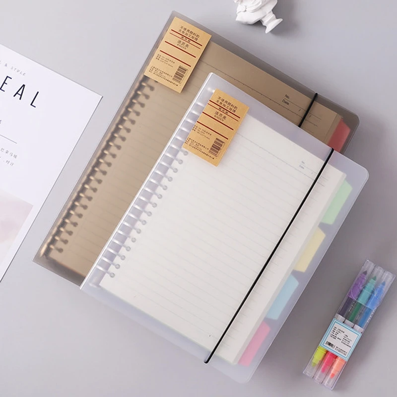 

Loose Leaf Notebook A5/B5/A4 Ring Binder Dairy Paper Refill 60 Sheets for Folder School Supplies Planner Accessories Stationery