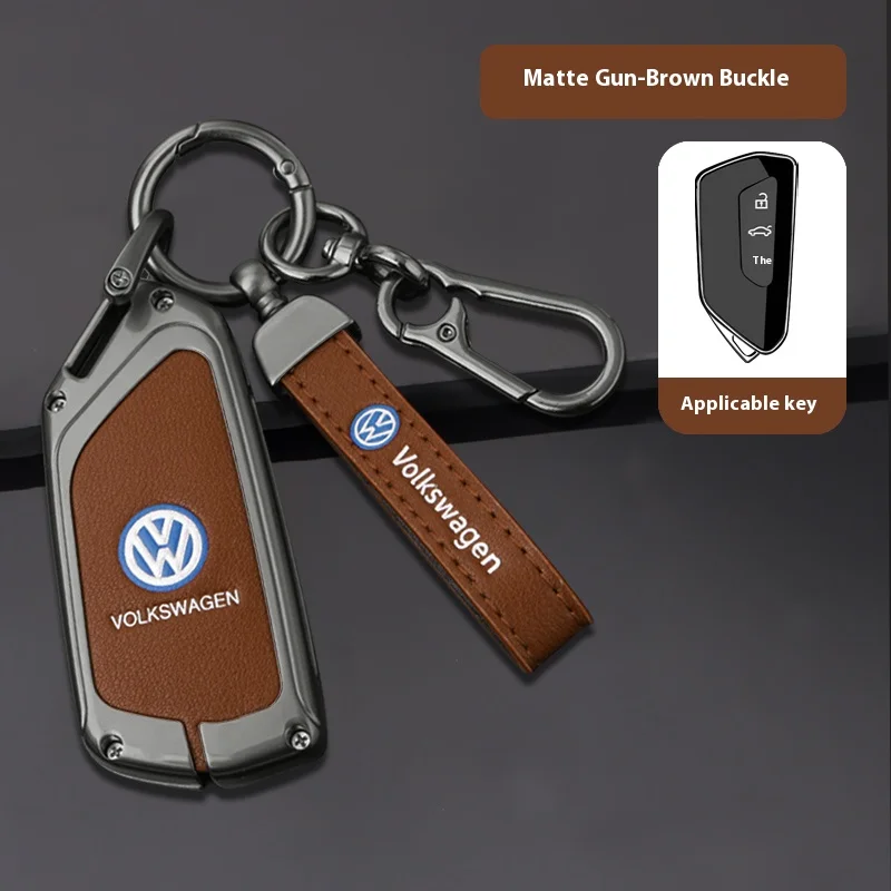 

Для Volkswagen VW GTD Magotan Golf 8 MK8 ID.3 ID.4 ID.6 Аксессуары для автомобиля ТПУ Чехол для ключей из цинкового сплава Сумка Автомобильный брелок Металлический корпус ключа