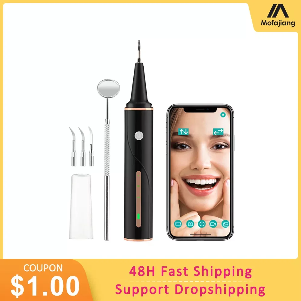 

Sonic Tartar Calculus Remover Dental Scaler Teeth Cleaning Machine Professional Stains Ultrasonic Tooth Cleaner