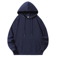 fashion young pure cotton pure color hoodie male loose handsome hooded jacket sunshine simple spring and autumn casual men wear
