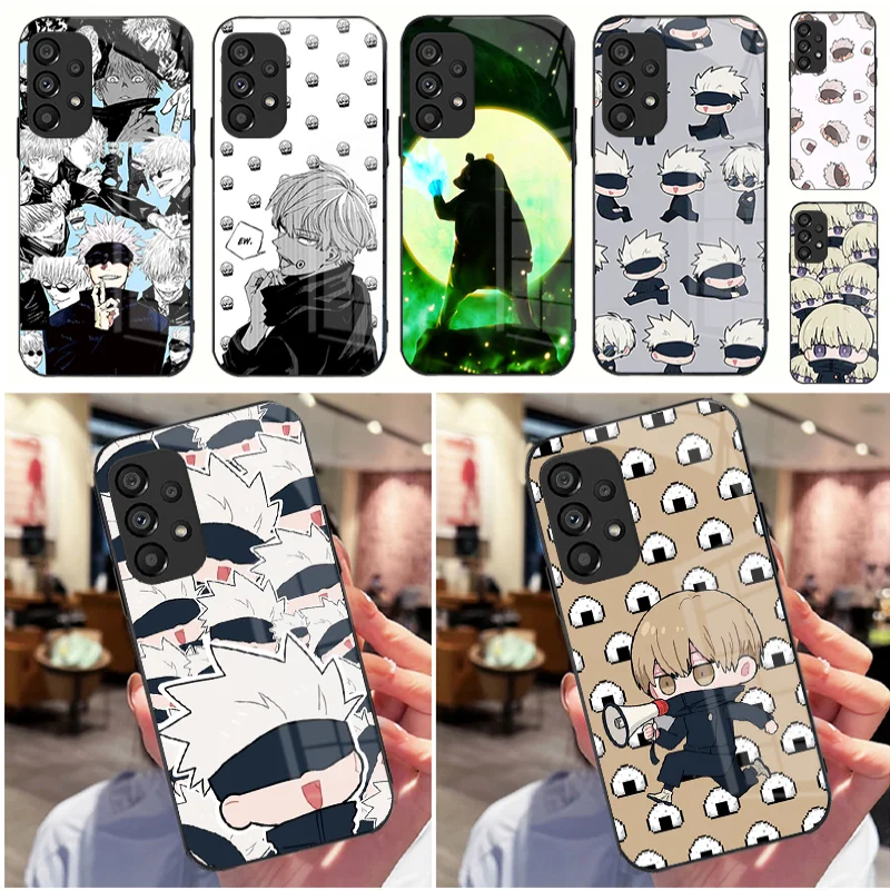 

Jujutsu Kaisen for Samsung Galaxy Note 8 9 S10 Plus S20 S21 FE S23 Ultra A12 A13 A32 A33 A50 Tempered glass mobile phone cases