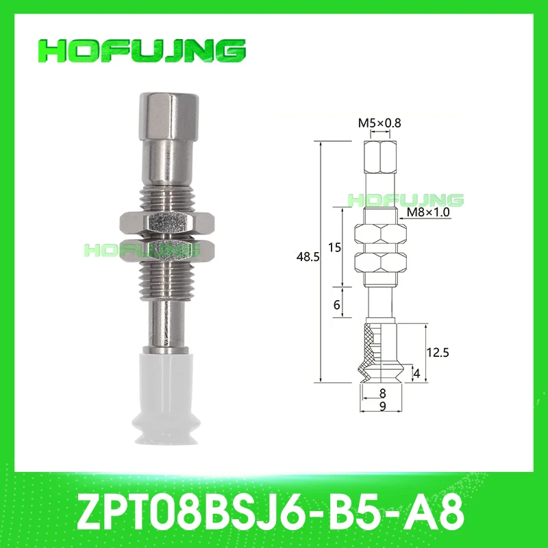 

EPSMC Промышленная вакуумная накладка на присоске ZPT10BNJ10-B5-A10 Двухслойный промышленный манипулятор органического типа ZPT20BSJ10-B5-A10