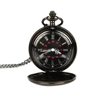 Men Vintage Pocket Watch Quartz Movement Durable Watch With Thin Chain Fashion Delicate Practical Watches A Gift For Friend 4