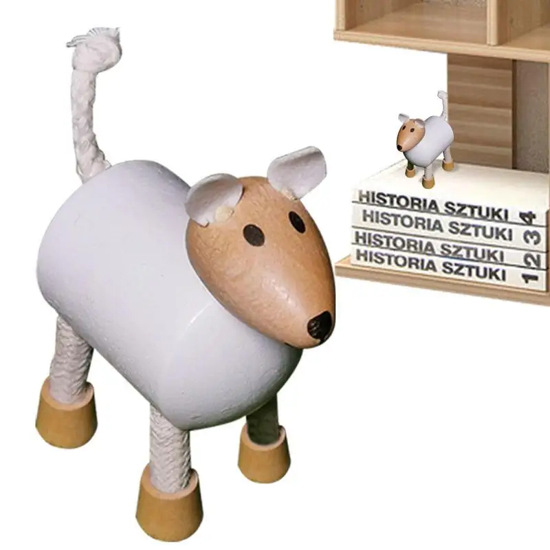 

Статуя Антилопа, Сгибаемая деревянная игрушка, фигурка ручной работы, уникальная оригинальная художественная резьба, искусство, искусство,...