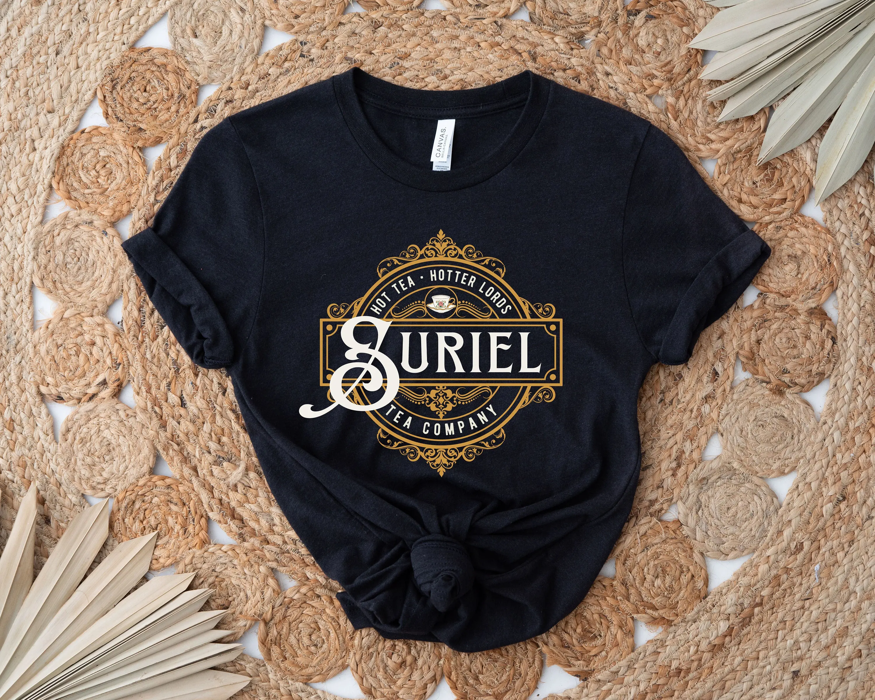 Футболка Suriel Tea Co свитер Acotar книжный пот Сара Дж Маас двор шипов и роз