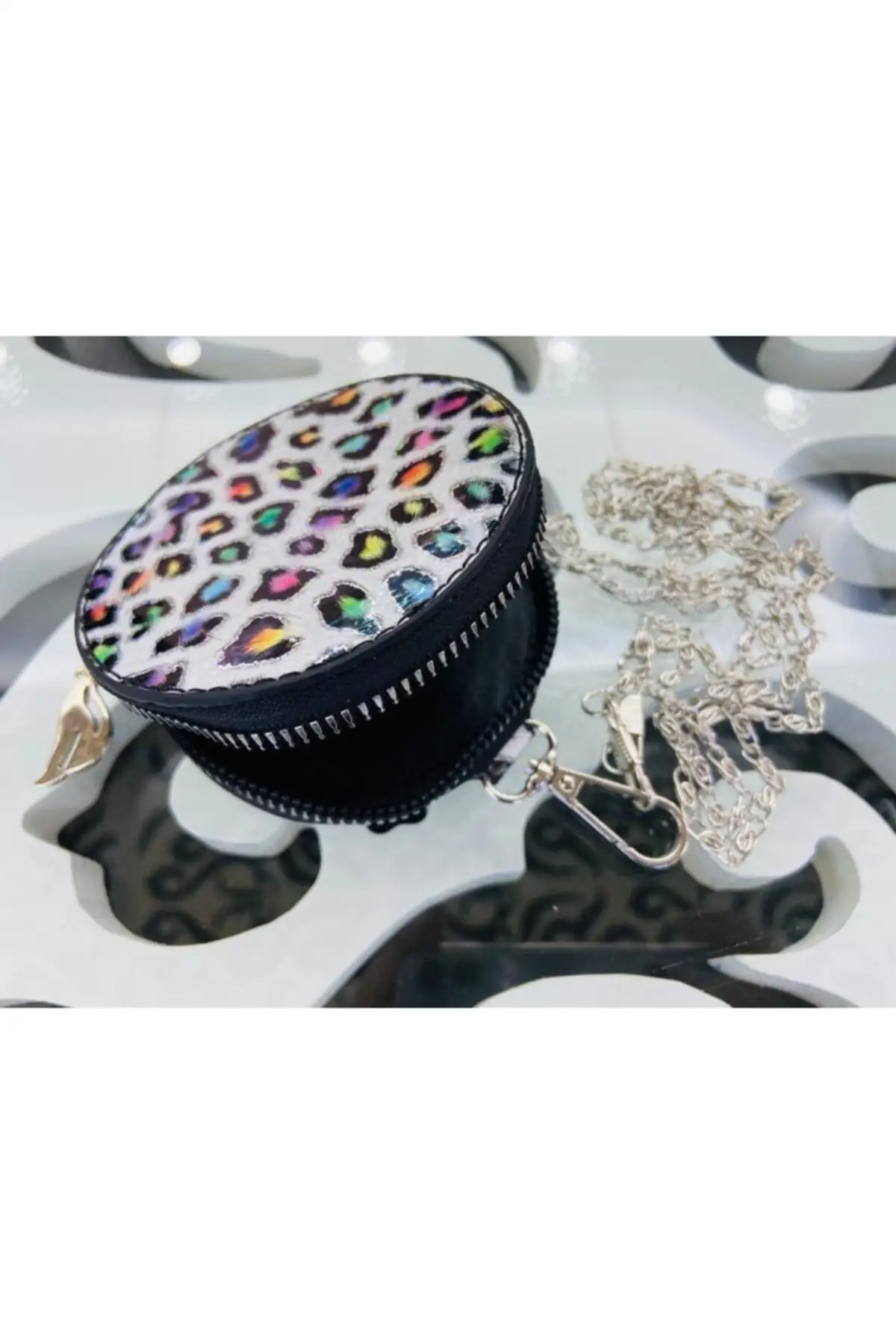 

Леопардовый круглый карман для девочек, крутые Детские рюкзаки, сумки, игрушки, светильник маленькие детские сумки для ежедневного использ...