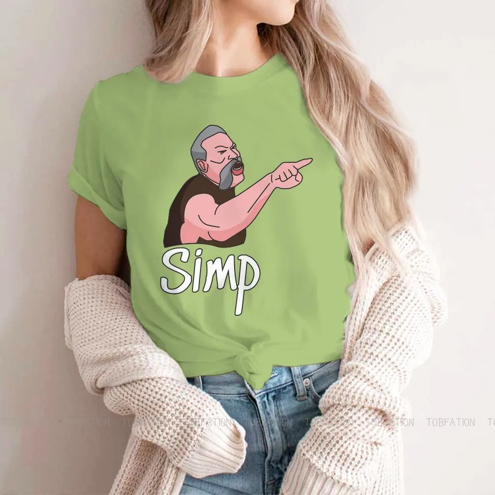 

Simp Meme Style TShirt for Girl Crazy Streetwear Dreadful Thriller Comfortable Creative Graphic T Shirt Short Sleeve 5XL Ofertas