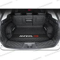 for haval H6 leather car trunk mat cargo liner 2021 2022 rug cover carpet boot luggage seat accessories 3rd interior rear auto