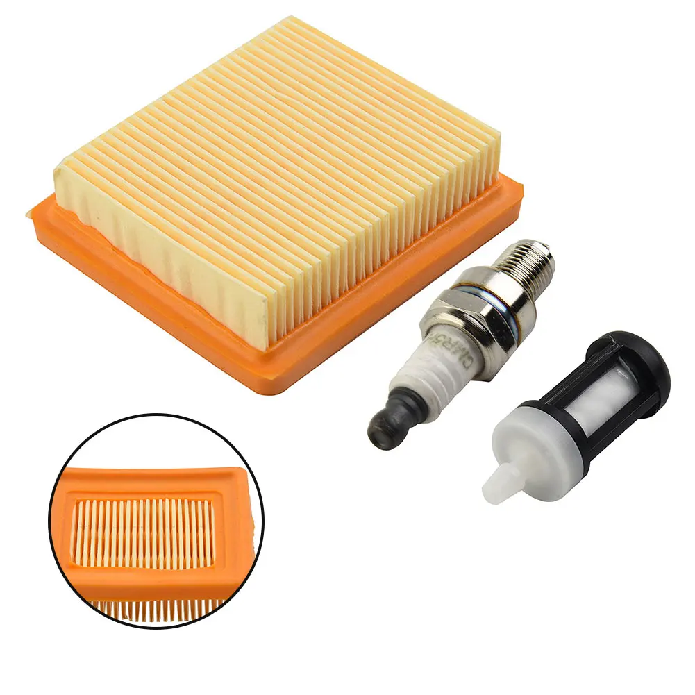 

4180 141 0300 Air Filter For Stihl KM 131 KM131R Fuel Filter Replacement Service Spark Plug Practical Brand New