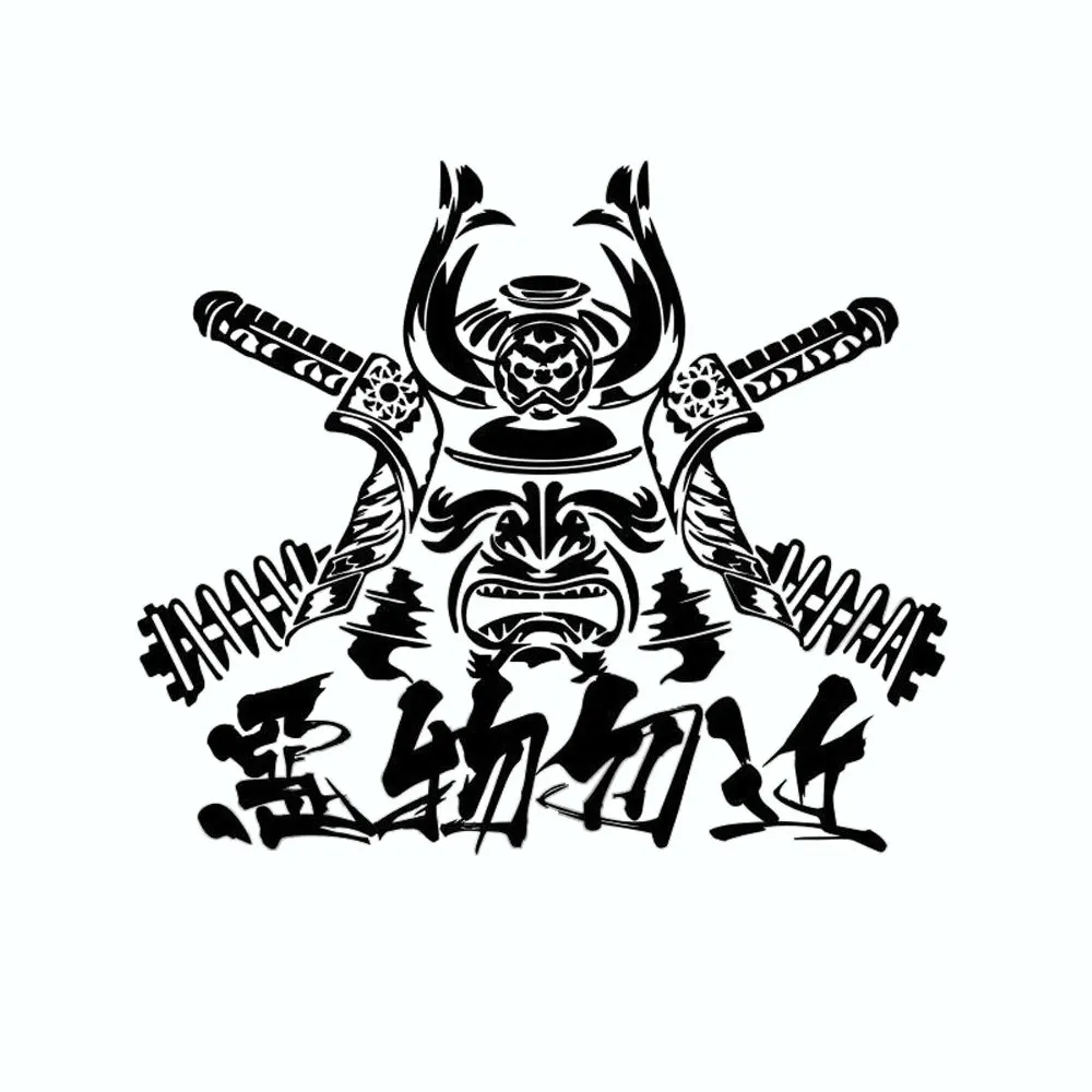 

JDM рассекающий демонов японский самурай Kanji декоративные наклейки на машину заднее лобовое стекло стеклянный корпус дверные наклейки для Honda Toyota