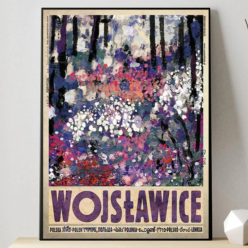 Винтажный Постер Произведение Искусства Biebrza Solina Zakopane Холст С Принтом Настенный