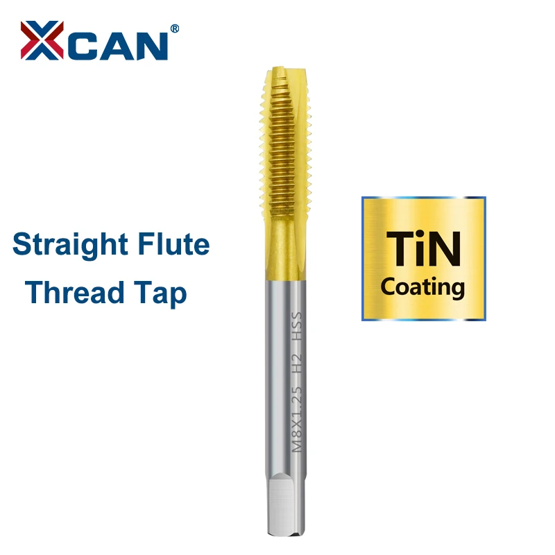 

Метчики по металлу XCAN, титановое покрытие, HSS, M2-M18