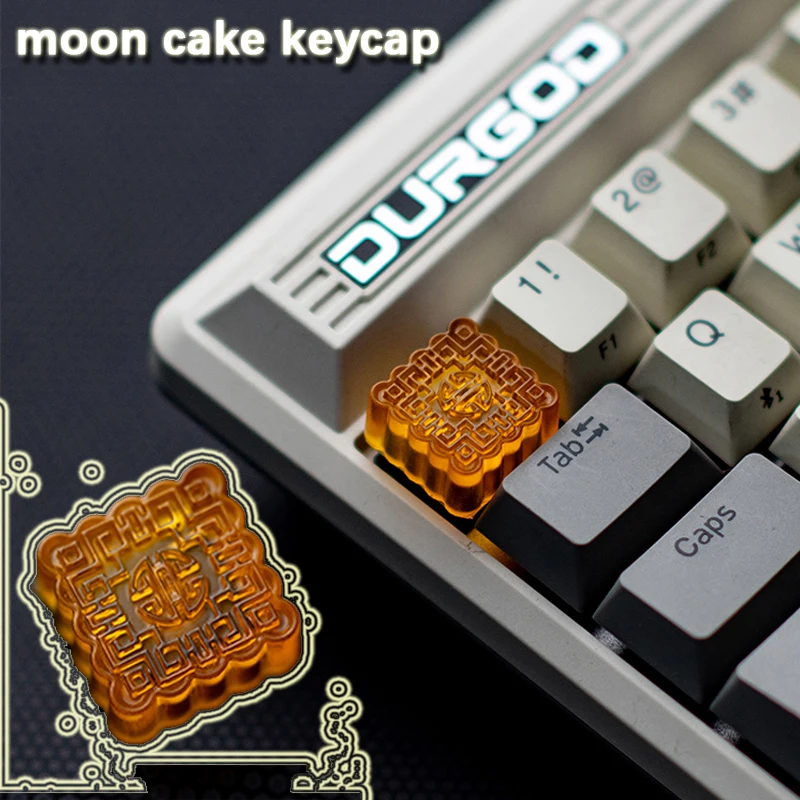 

Personalized Creative Mid-Autumn Moon Cake Keycap Custom Light-Transmitting R4 ESC Cherry Mx Switch Mechanical Keyboard Keycap
