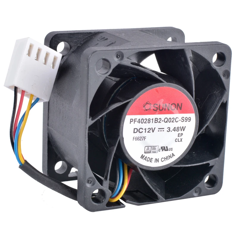 Φ 4 см 40 мм 4028 40x40x28 мм 12 В 3,48 Вт PWM двойной шарикоподшипник большой объем воздуха охлаждающий вентилятор