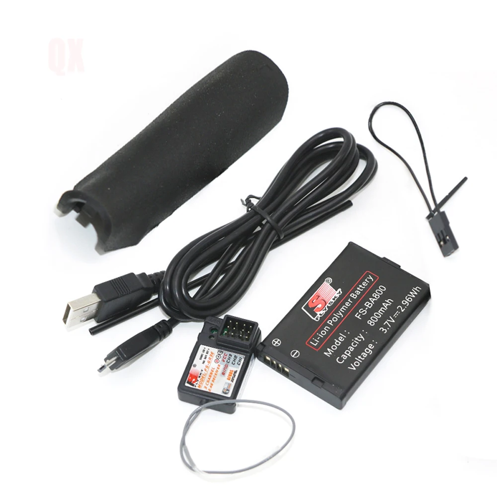 Контроллер Flysky FS-GT2B 2.4G 3CH, оснащенный аккумулятором TX, USB-кабелем, модернизированным FS-GT2, подходит для игрушек с дистанционным управлением (art.: 3920cee7cfef1) - 3920cee7cfef1