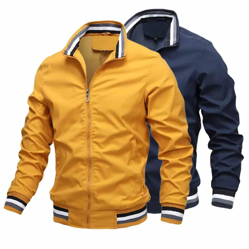 Windbreak Men's Bomber jacket Casual Zipper Coat Outdoor Sports jacket Spring Autumn Military Motorcycle jacket Oversized 6XL