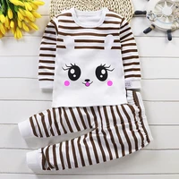 fashion baby girl clothes set spring autumn toddler baby boy girl casual tops trouser 2pcs baby boy underwear clothing outfits