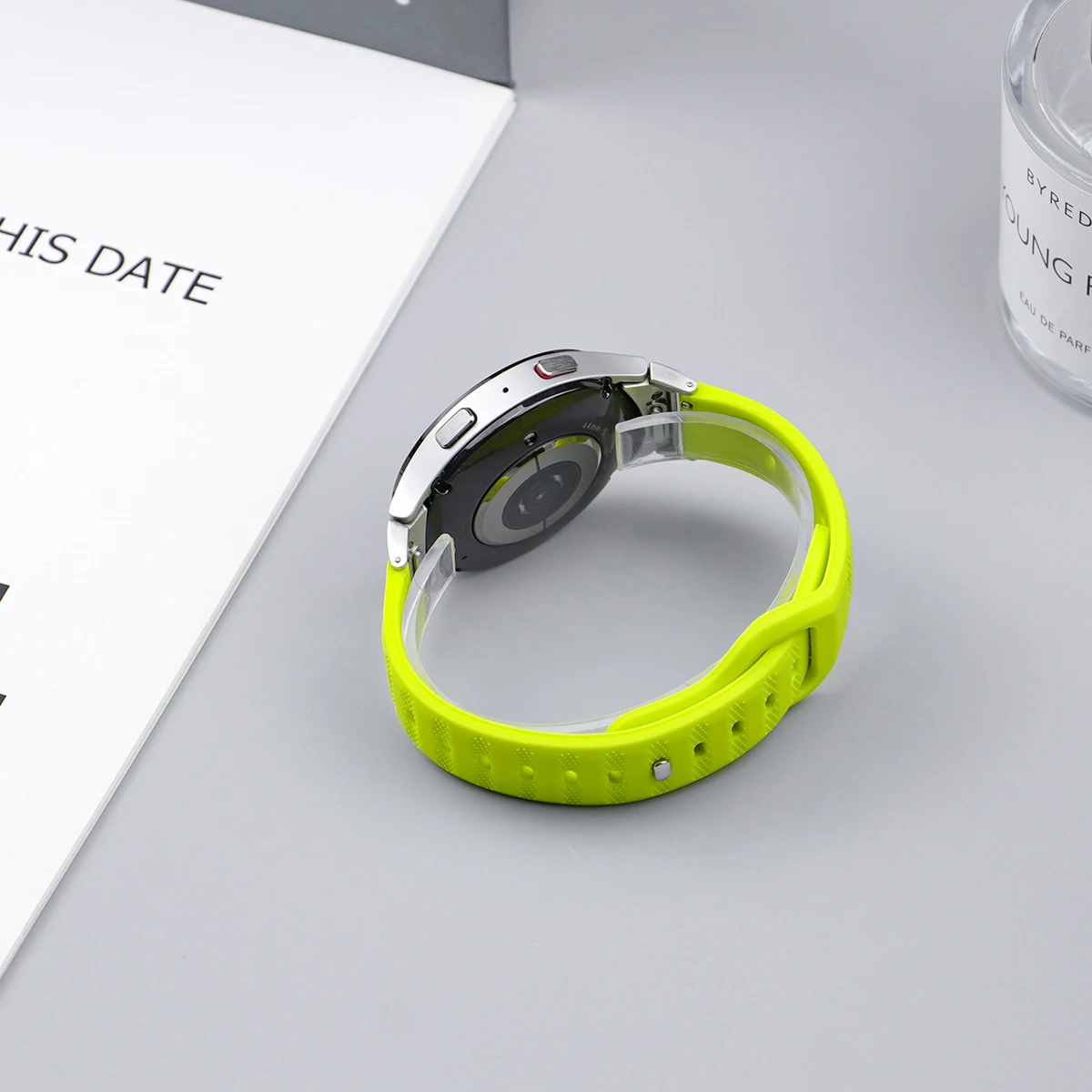 Силиконовый ремешок для Samsung Galaxy Watch 6 5 4 40 мм 44 5Pro 45 без зазоров дышащий 6/4 Classic 43 47 42