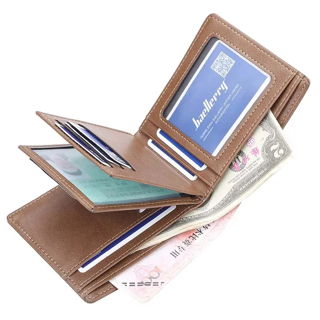 High Quality PU Leather Wallet for Men Women Business 14 Card Slots Banks Credit Card ID Holder Money Bag Wallets Travel Purse 3