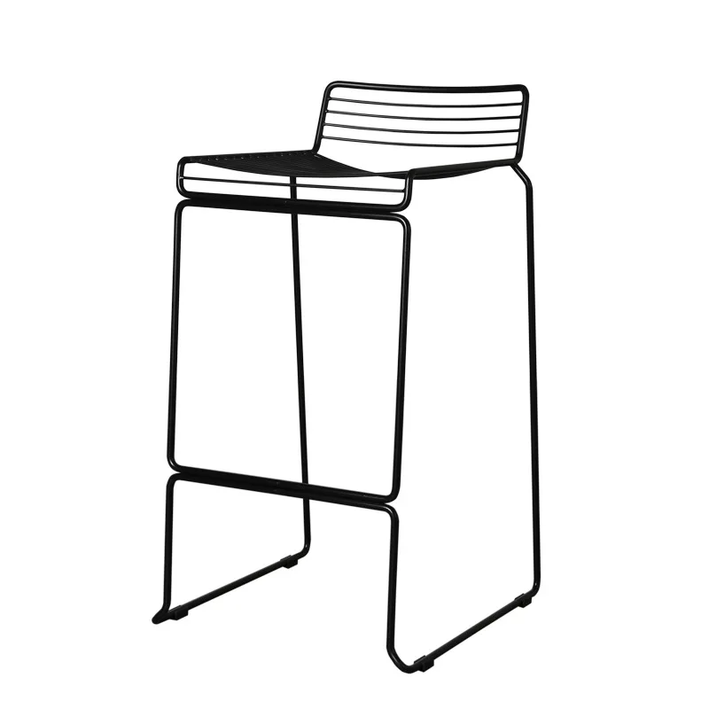 

Nordic Metal Bar Chair Creative Modern Minimalist High Chair Nordic Bar Chair Bar Chair Front Desk Chair