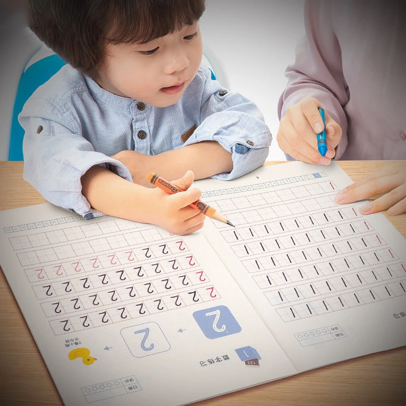 10 шт. многоразовая Волшебная копия Монтессори игрушка для письма алфавит тетрадь