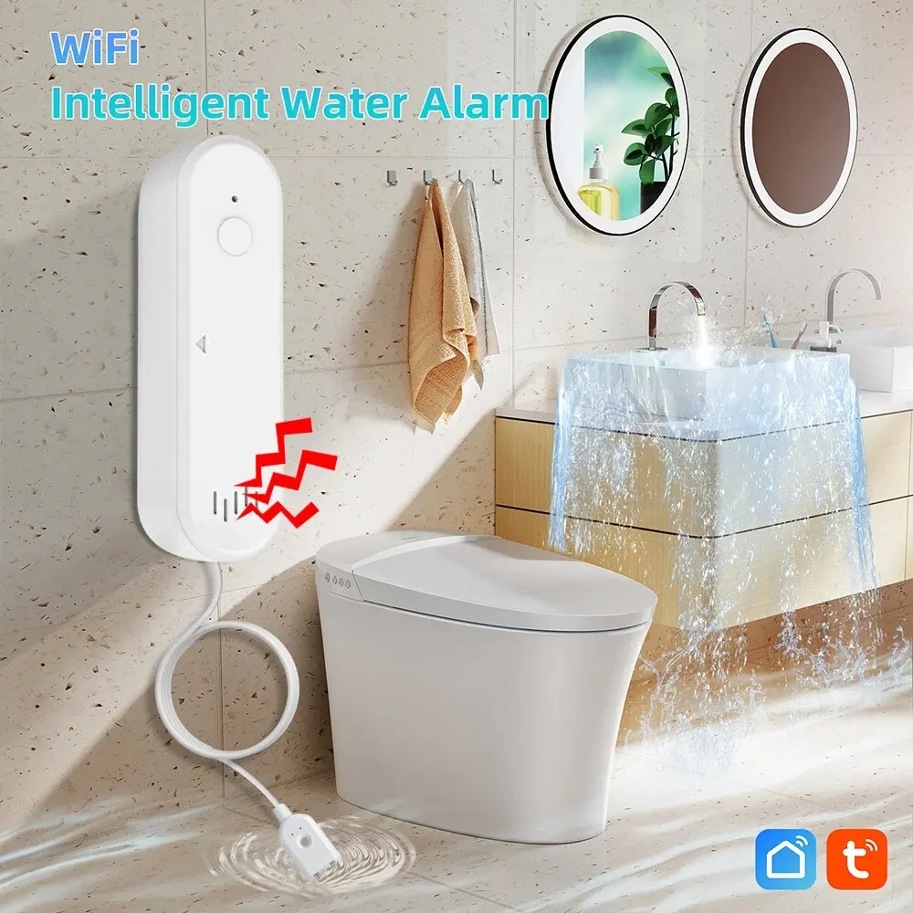 Смарт-датчик утечки воды Tuya с приложением