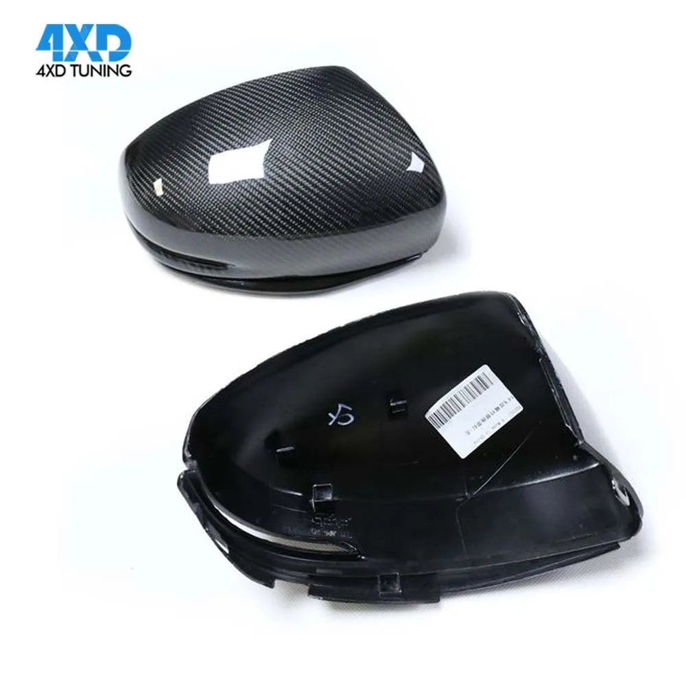 Зеркало заднего вида Azz Fit GK5 из углеродного волокна для Honda Fit, Сменное стильное зеркало из углеродного волокна с подсветкой 2014-2020To и выше