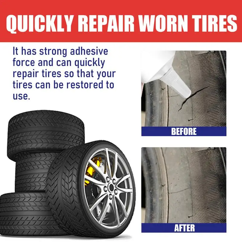 Клей для ремонта шин 50 мл прочное клеевое соединение резиновая цементная