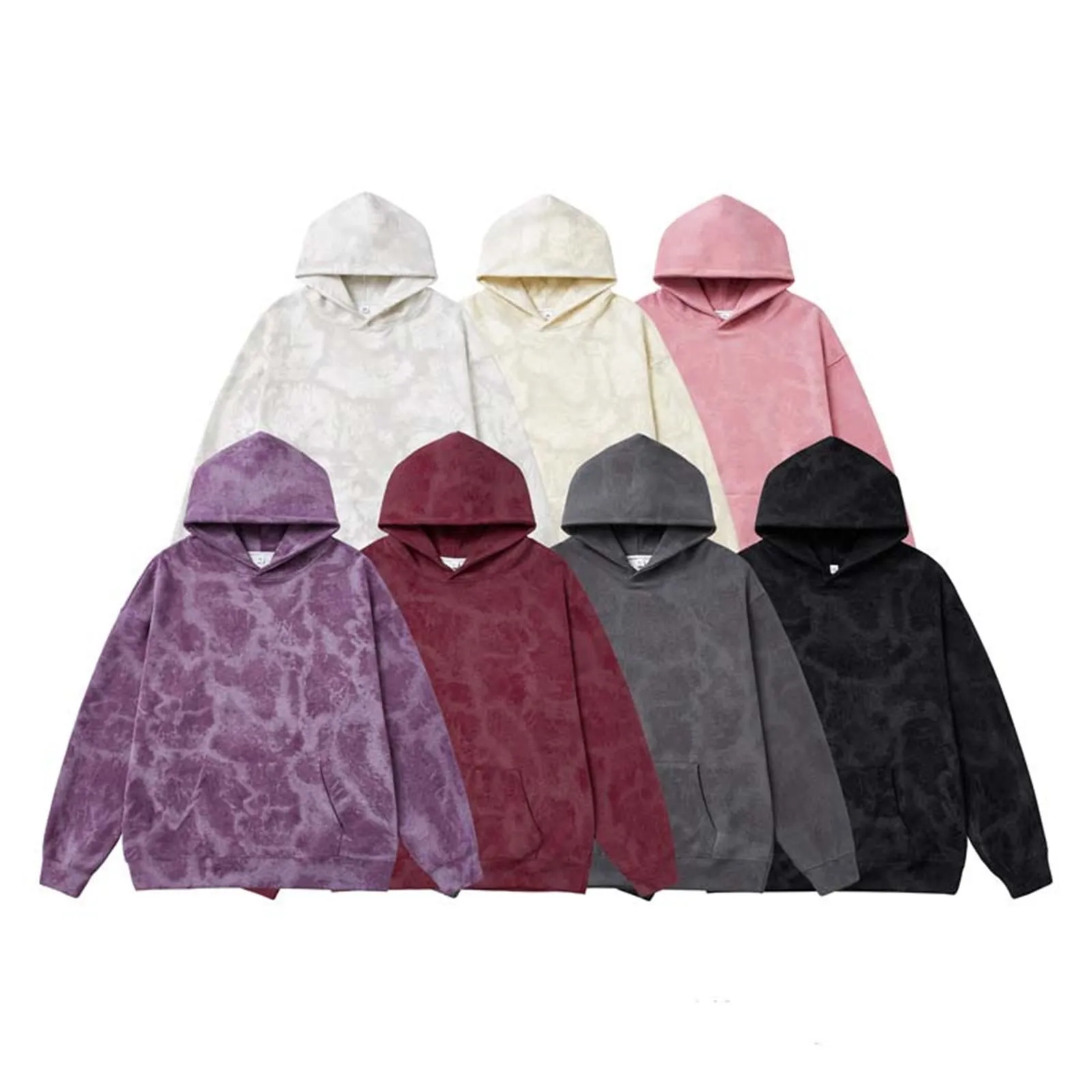 Толстовки в стиле Харадзюку толстовка с длинным рукавом и принтом Tie-dye мужской