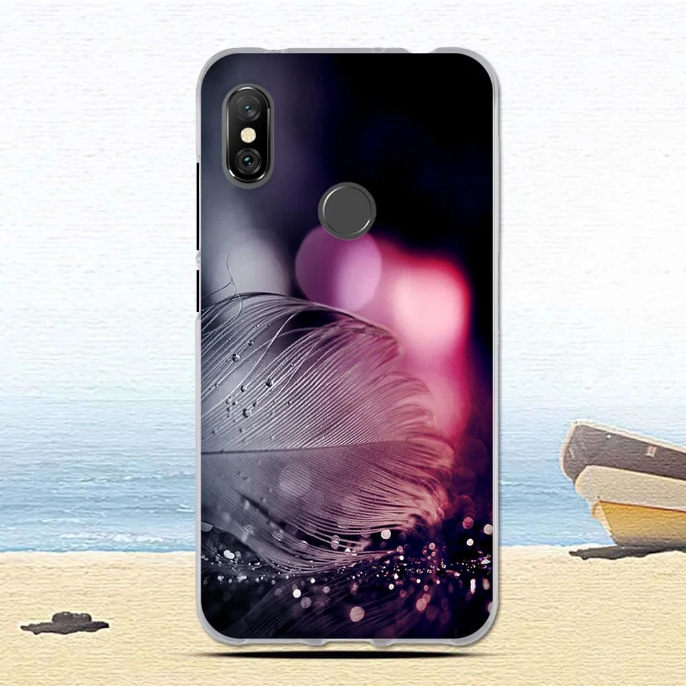 Чехол для Xiaomi Redmi Note 6 Pro чехол 26 дюйма Мягкая силиконовая задняя крышка из ТПУ